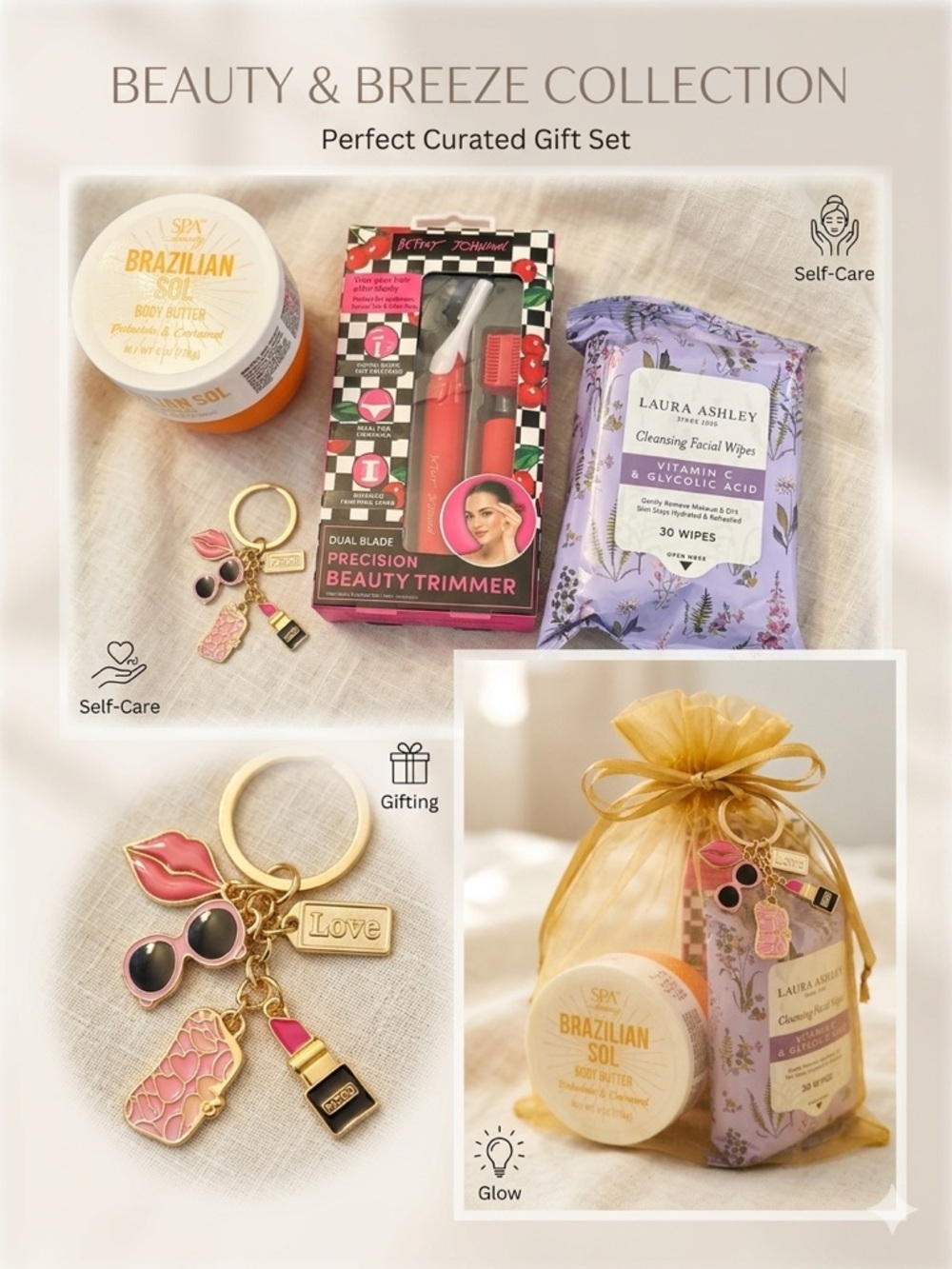 🎁Deluxe Beauty & Breeze Gift Set (4 items w gift bag)